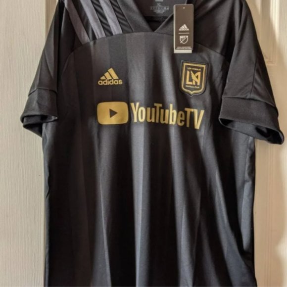 New Adidas Men's LAFC Futbol Soccer Home Jersey - Picture 1 of 7